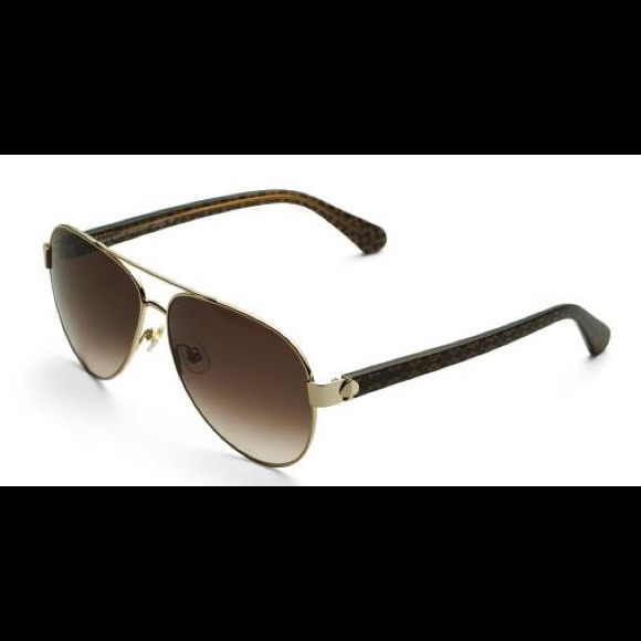 LAST ONE — BRAND NEW IN PACKAGING KATE SPADE AVIATOR SUNGLASSES - Picture 2 of 3